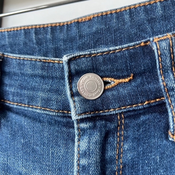 Club Monaco Vintage Slim Straight Leg Denim Blue Jeans - Picture 4 of 14